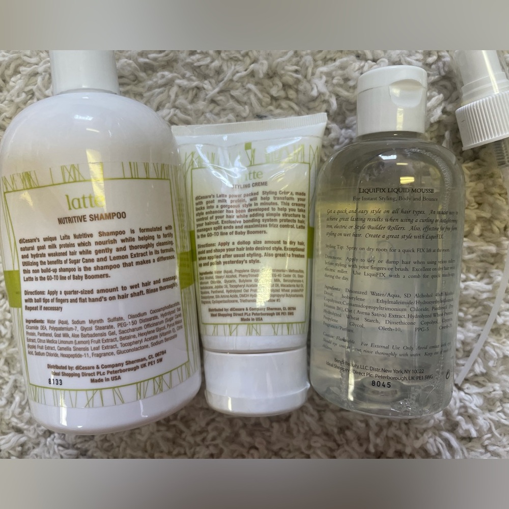 DiCesare Hair Care Bundle (Shampoo, Conditioner, Styling Cream, Musse) RARE - Picture 6 of 13